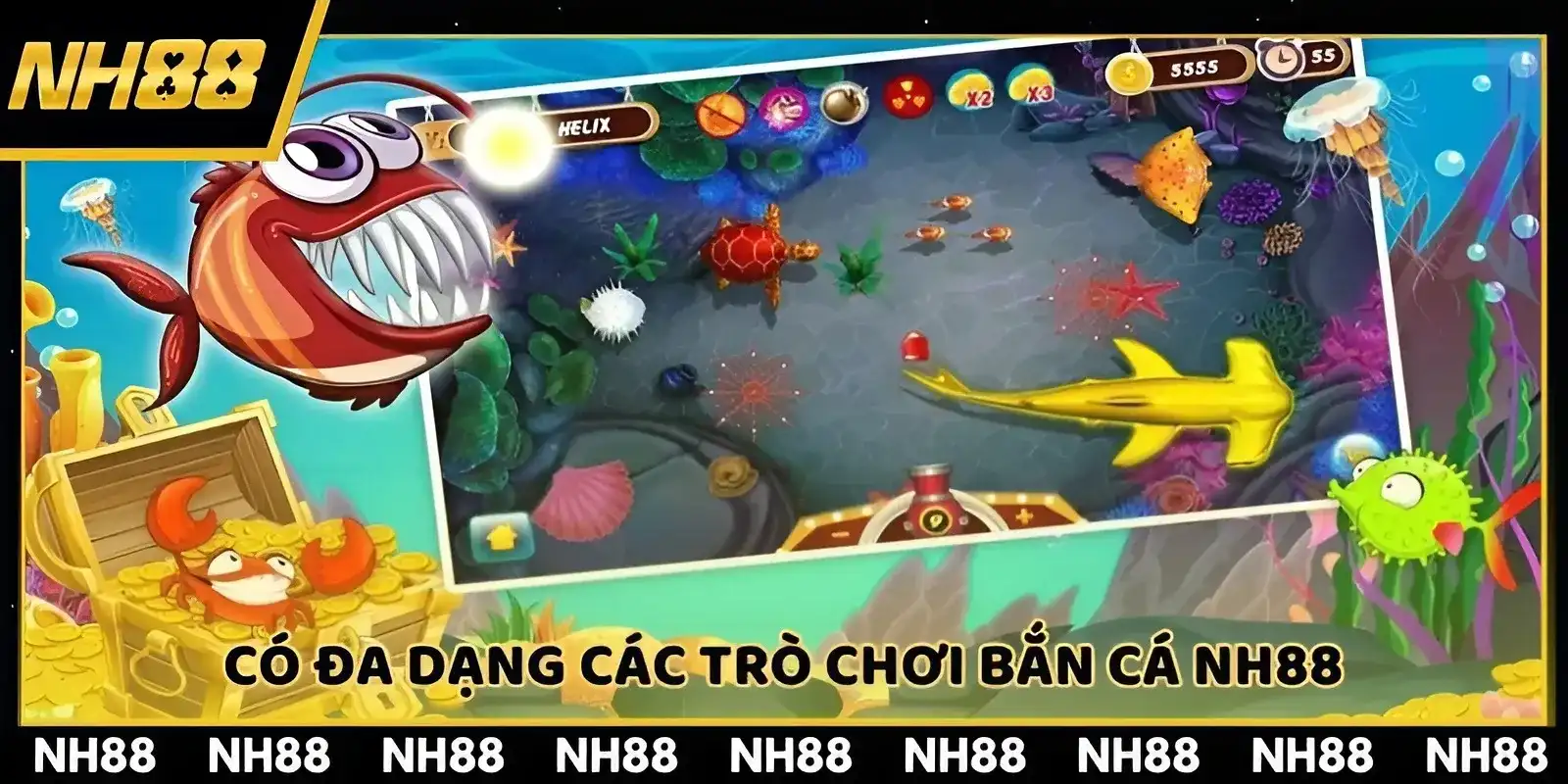 Bắn cá NH88 đa dạng các thể loại cực hot hiện nay